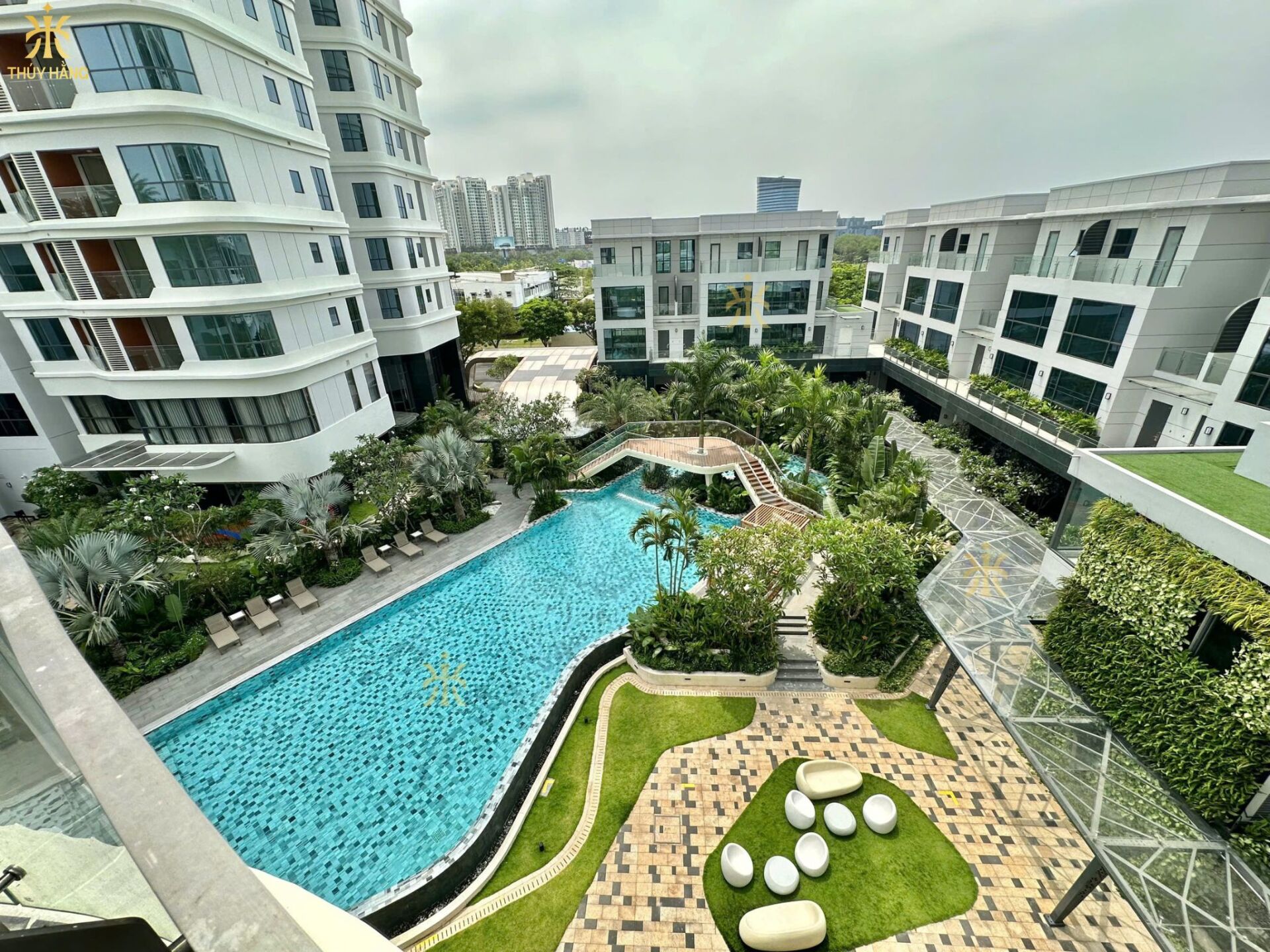 bán căn hộ 3PN Zeit Thủ Thiêm 125m2 view nội khu