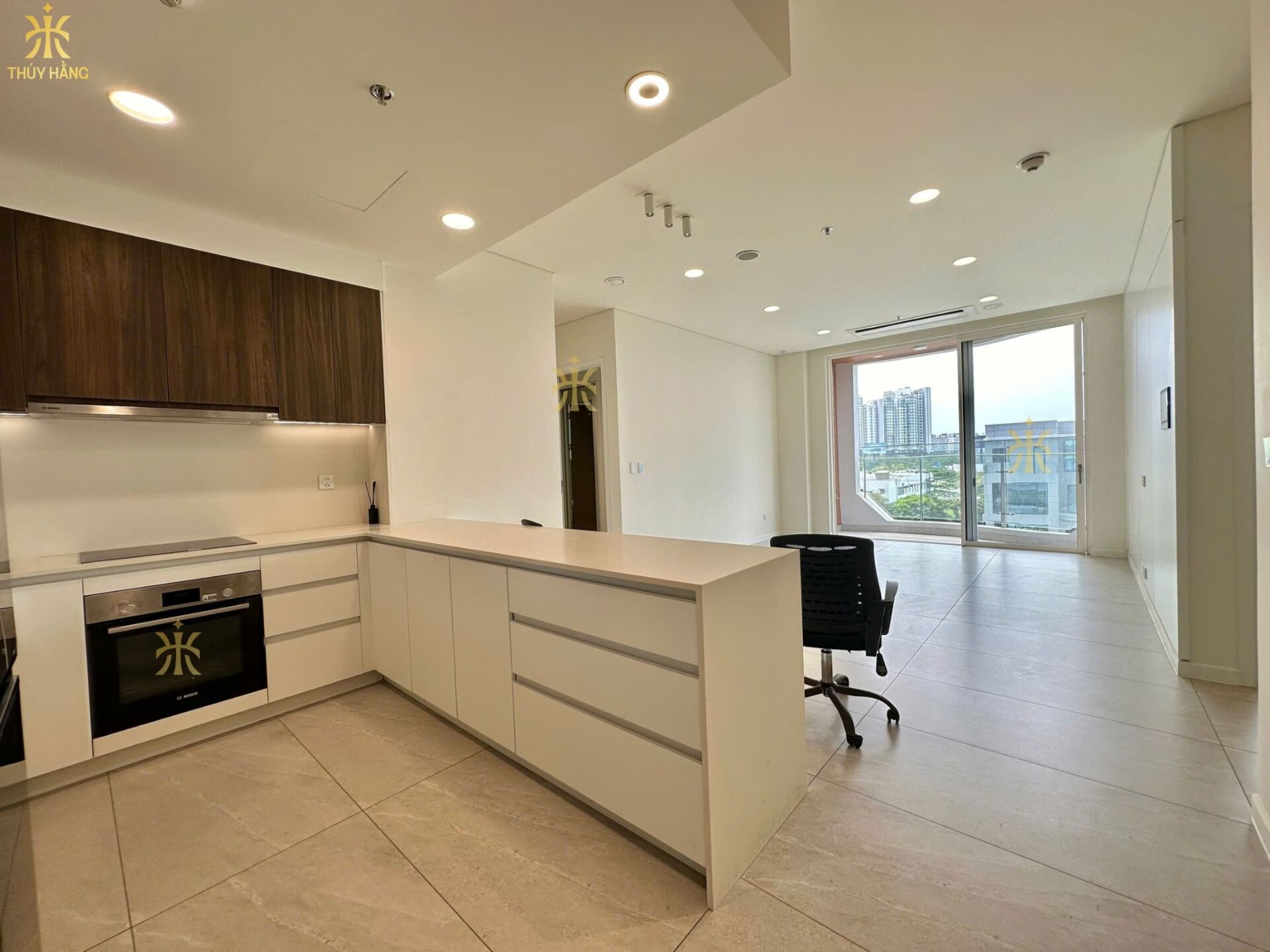 bán căn hộ 3PN Zeit Thủ Thiêm 125m2 view nội khu