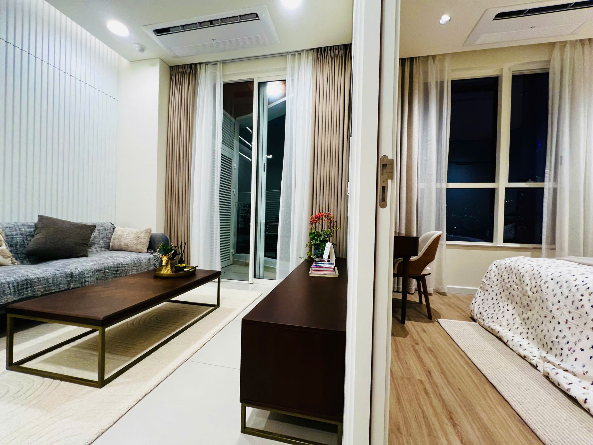 Căn hộ 1 phòng ngủ Thủ Thiêm Zeit cho thuê – full nội thất