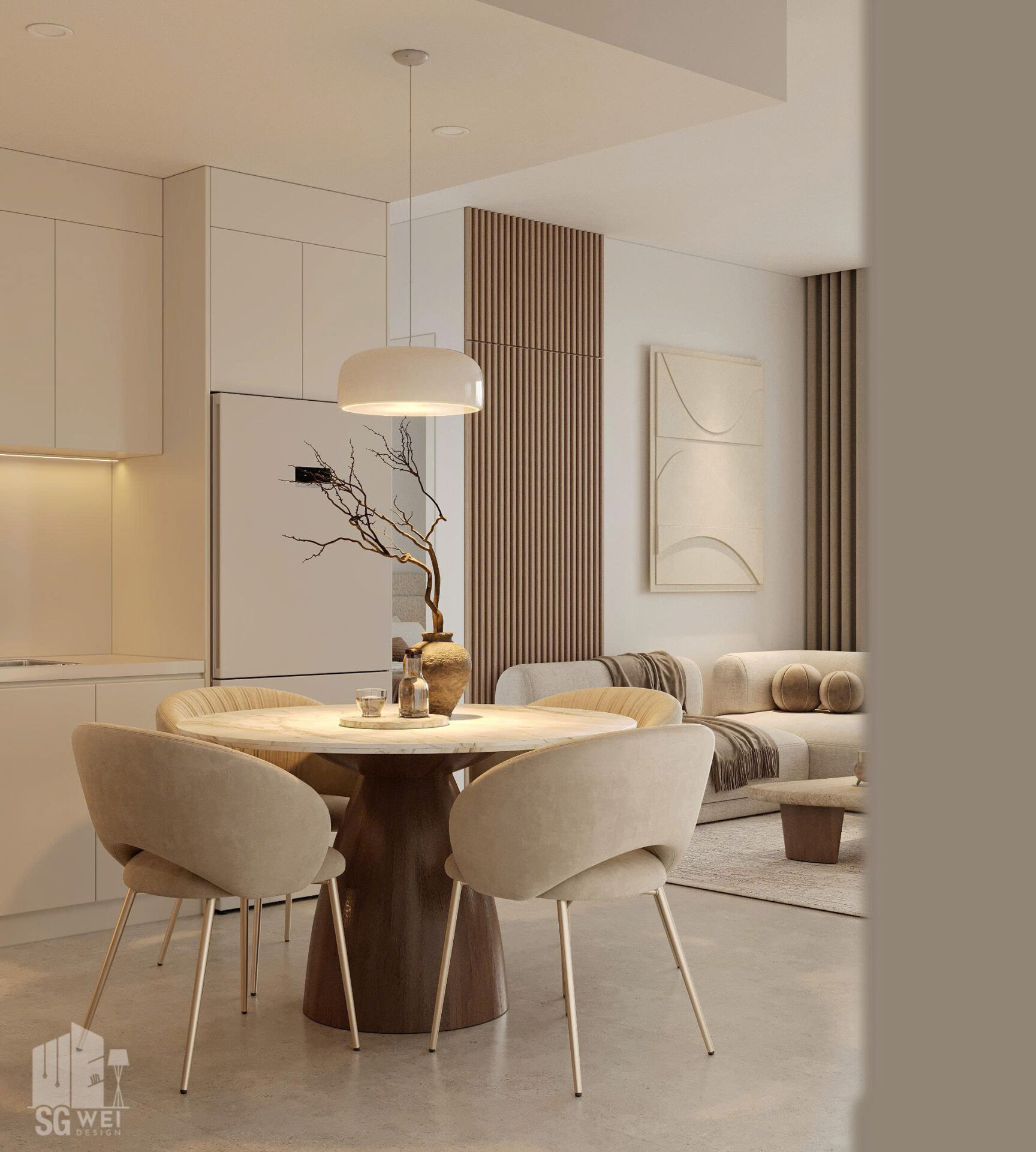Cho thuê căn hộ Zeit Thủ Thiêm 2PN view Sông LM81