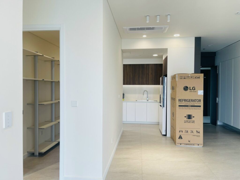 Cho thuê căn hộ Zeit Thủ Thiêm 3PN 135m2–Căn góc – Lầu cao View LM81 và Sông sài Gòn