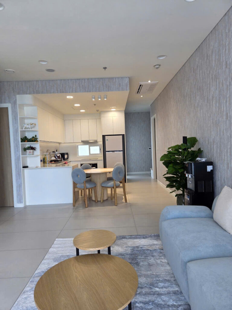 Cho thuê căn hộ Zeit Thủ Thiêm 2PN – 97m2 -Đầy đủ nội thất – Căn góc Lầu cao