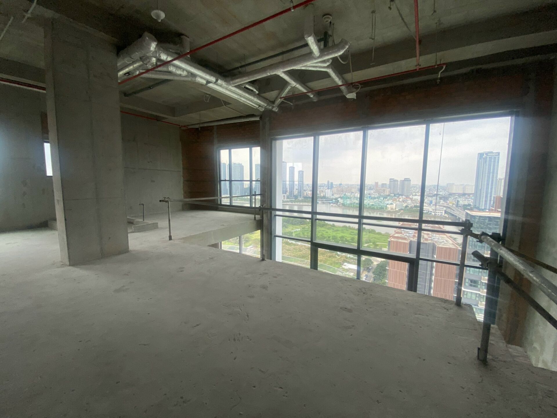 Mặt bằng duplex 215m2 Thủ Thiêm Zeit