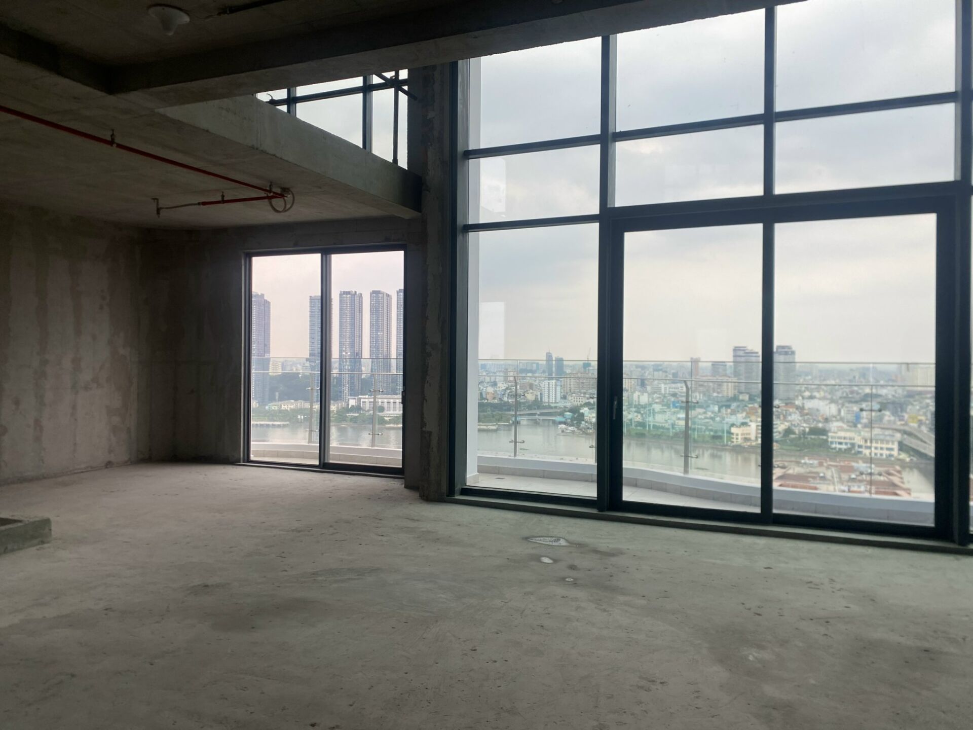 Mặt bằng duplex 215m2 Thủ Thiêm Zeit