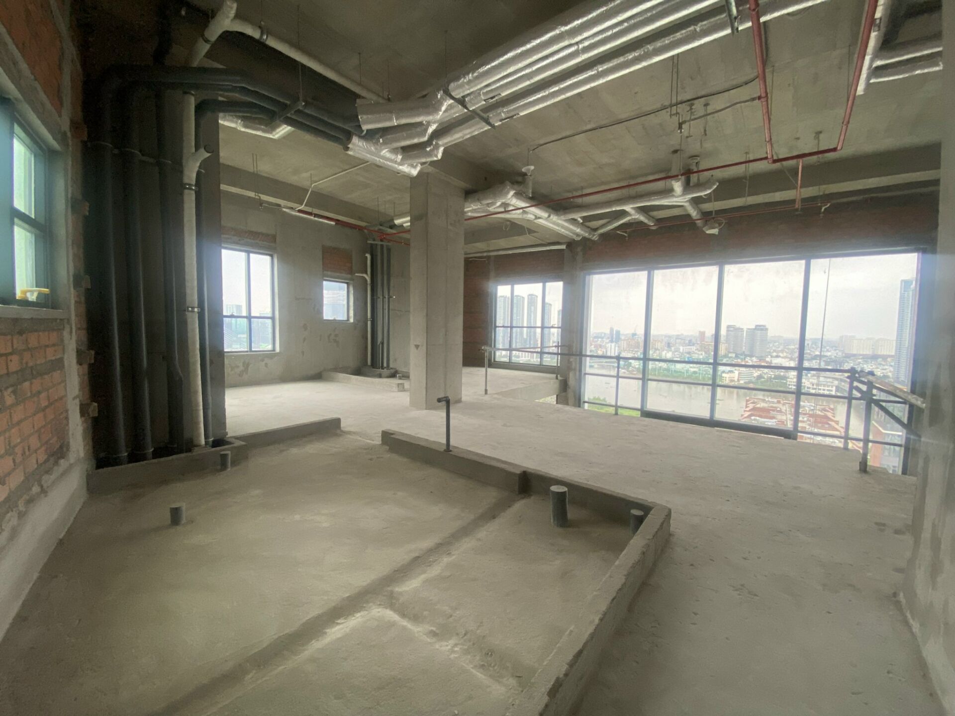 Mặt bằng duplex 215m2 Thủ Thiêm Zeit