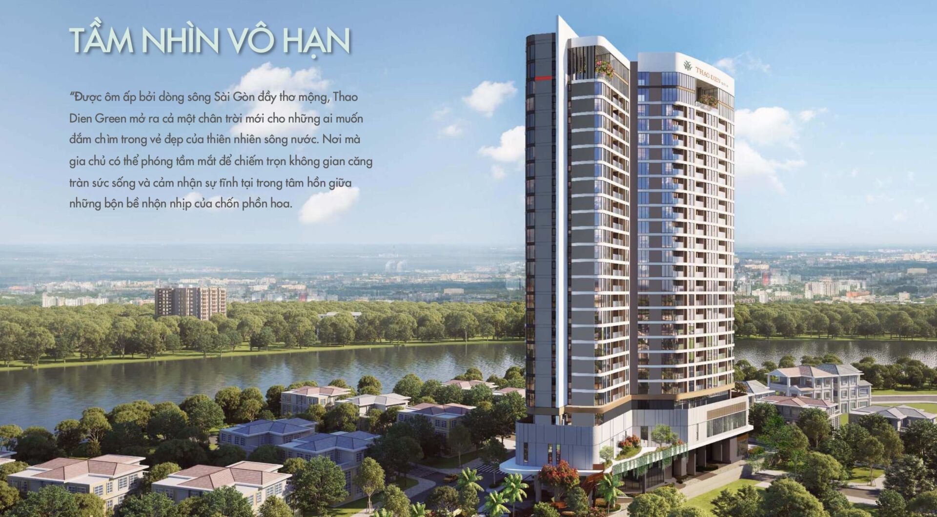 Thảo Điền Green | Căn hộ cao cấp ven sông 192 Nguyễn Văn Hưởng, Quận 2