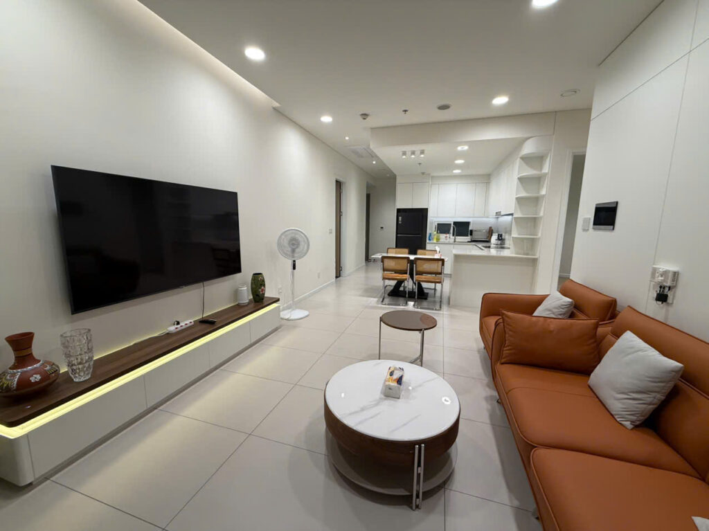 Cho Thuê Căn Hộ Thủ Thiêm Zeit River 2PN – 97m2 – View Trực Diện Sông & Landmark 81 – Giá 40 Triệu (Bao PQL)