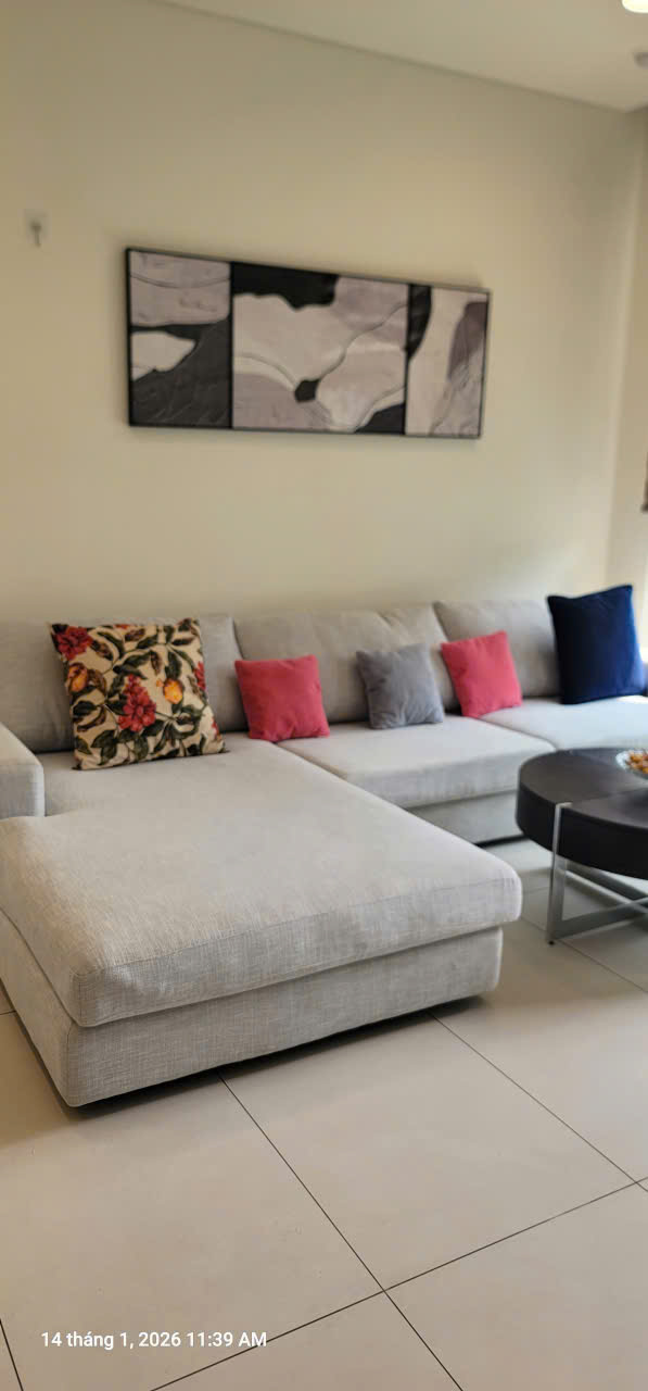 Tầm nhìn nội khu resort 5 sao từ căn hộ cho thuê Thủ Thiêm Zeit River 2PN.