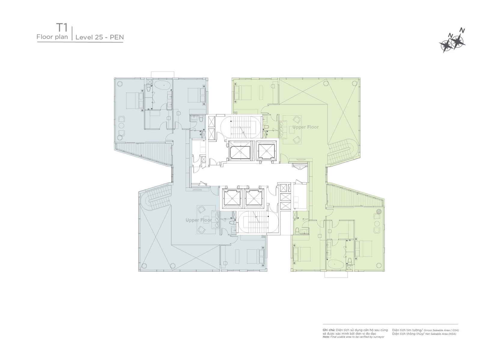 Bán Penthouse Thủ Thiêm Zeit River diện tích lớn view cầu Ba Son.